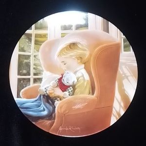Collectible plate by Jennifer Welty "Favorite Buddy"